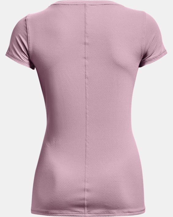 Women's HeatGear® Armour Short Sleeve, Pink, pdpMainDesktop image number 5